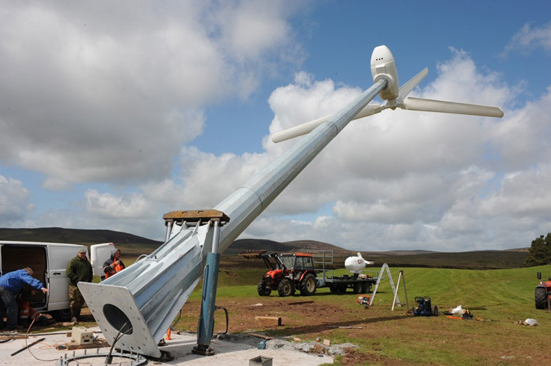 Commercial wind turbine,